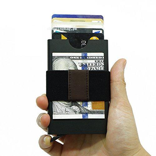 Smart Minimalist Wallet Slim Credit Card Pop Up Holder