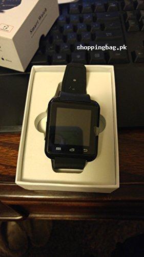 Bluetooth Smart Jogging Watch For iPhone & Samsung Phones (Black)