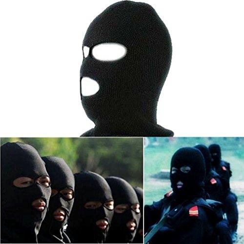 3 Hole full Face Ski Knit Men Mask