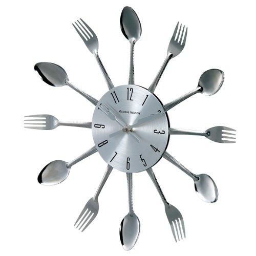 Telechron Metal Spoon Fork Clock