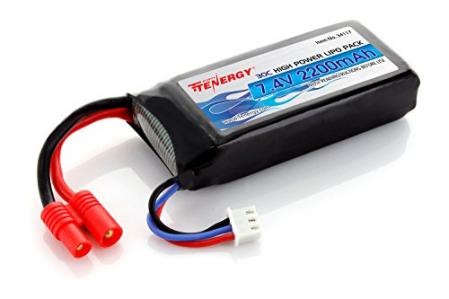 Tenergy 7.4V 2200mAh 30C LIPO Battery