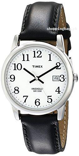Timex Men's Watch with Black Leather Strap