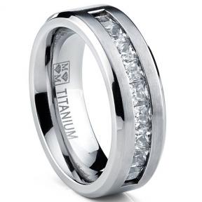 Titanium Men s Wedding Engagement Ring