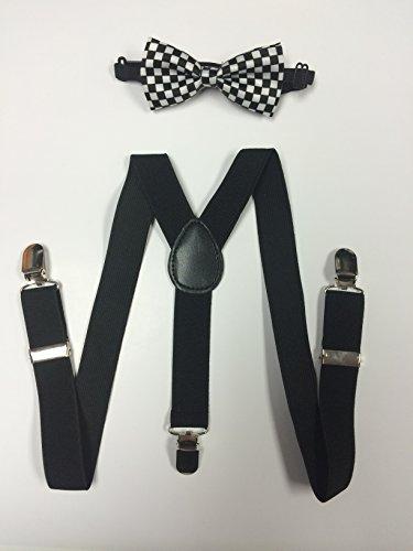 Children Adjustable Suspender Y Clips