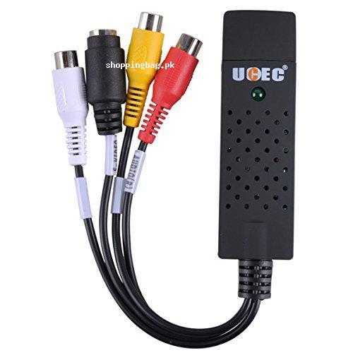 UCEC USB 2.0 Video Audio Capture Card VHS VCR TV to DVD Digital Converter