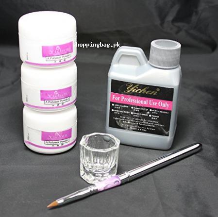 Nail Art Kit with Acrylic Liquid Powder