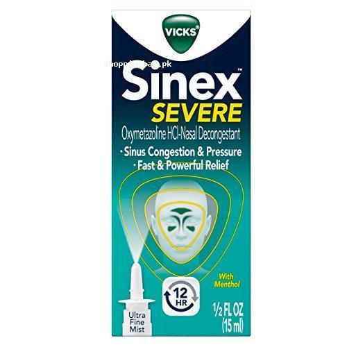 Vicks Sinex SEVERE Sinus Spray for Sinus Congestion & Pressure
