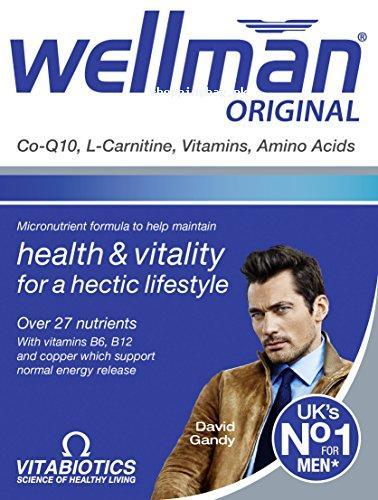 Vitabiotics Wellman for health & Vitality (30 tablets)