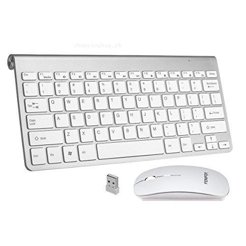 Sinco Wireless Keyboard and Mouse with Whisper Quiet Keys