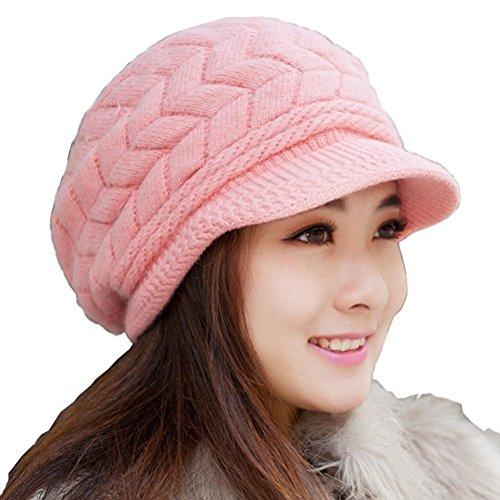 Women Girl's Winter Warm Knit Thicken Hat