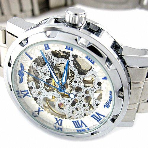 YouYouPifa Skeleton Dial Mechanical Watch