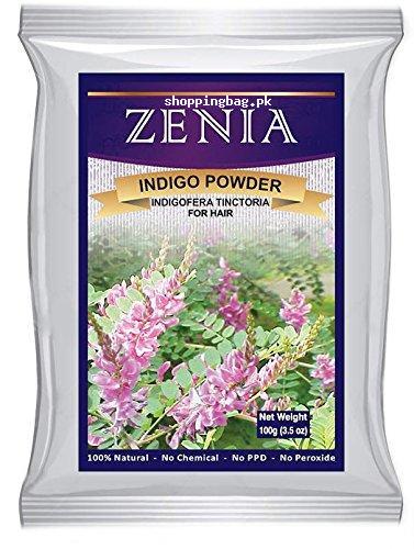 Zenia Indigo Powder for Men to Dye Hair/Beard 100 grams