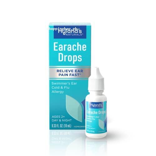 Hyland's Earache Fast Pain Relief Drops of Cold & Flu - 0.33 Fl Oz