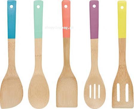 Now Designs Bamboo Kitchen Utensils Set of 5