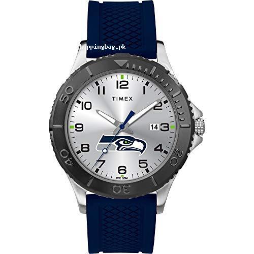 Timex Men's NFL Gamer Seattle Seahawks Watch with Silicone Strap
