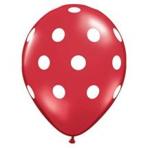 Red Polka Dots Latex…