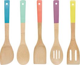 Now Designs Bamboo Kitchen Utensils Set of 5