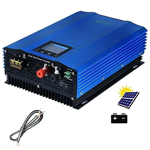 1200W Grid Tie Inverter, 110V Dc to Ac Solar Inverter Pure Sine Wave Home System Charger Inverter Device Mppt Function Waterproof Solar Grid Tie Micro Inverter 1200W Grid Tie Inverter, 110V Dc to Ac Solar Inverter Pure Sine Wave Home System Charger Inverter Device Mppt Function Waterproof Solar Grid Tie Micro Inverter