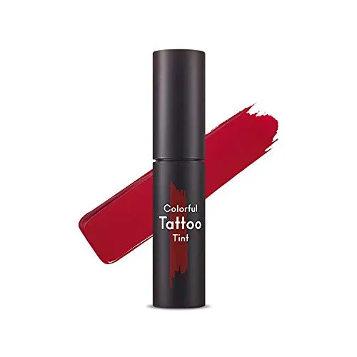 ETUDE HOUSE Colorful Tattoo Tint, RD305 Boss Lady | Kbeauty | Adorable Color Lipstick with a Long-Lasting Effect for a Perfect Hydrating Lip Makeup ETUDE HOUSE Colorful Tattoo Tint, RD305 Boss Lady | Kbeauty | Adorable Color Lipstick with a Long-Lasting Effect for a Perfect Hydrating Lip Makeup