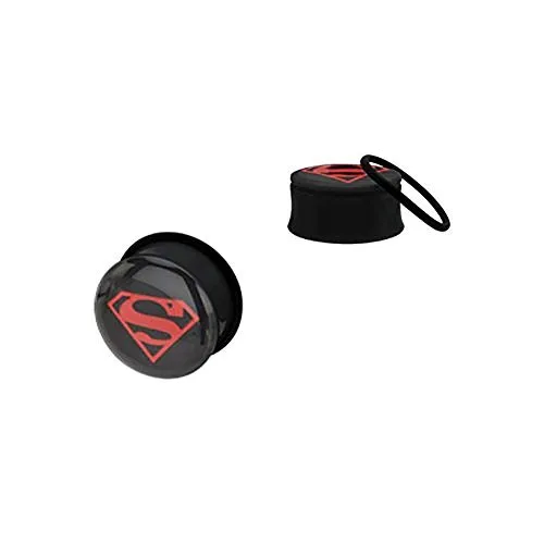 CTBJ UV Black Acrylic Superman Single Flare Plug with O-Ring