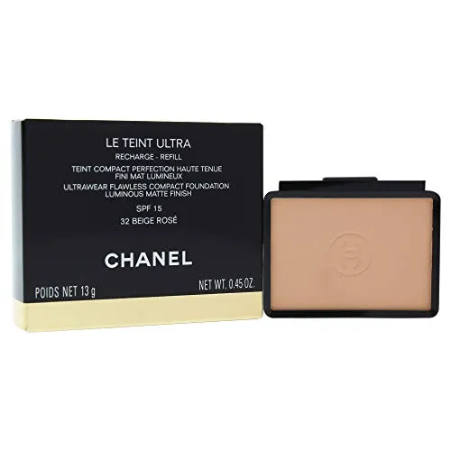 Chanel Le Teint Ultra Compact Foundation Spf 15-32 Beige By Chanel for Women - 0.4 Oz Foundation (refill), 0.4 Ounce