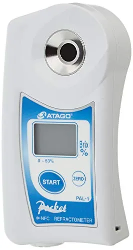 ATAGO PAL-1 0.0-53.0% BRIX, (3810) Digital Hand-HELD Pocket Refractometer ATAGO PAL-1 0.0-53.0% BRIX, (3810) Digital Hand-HELD Pocket Refractometer