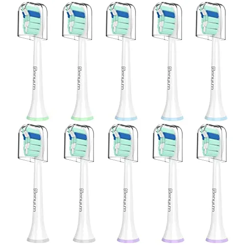 Senyum Replacement Toothbrush Heads Compatible with Philips Sonicare Replacement Heads,Compatible with Phillips Sonicare Replacement Brush Head Electric