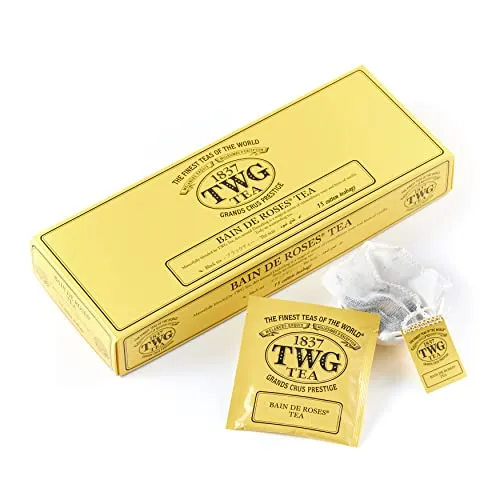 TWG Tea - Bain de Roses Tea (PACKTB6037) - 15 x 2.5gr Tea bags TWG Tea - Bain de Roses Tea (PACKTB6037) - 15 x 2.5gr Tea bags