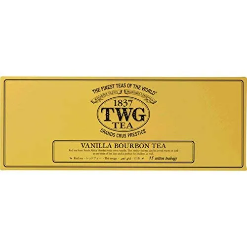 TWG Tea - Vanilla Bourbon Tea (PACKTB2003) - 15 x 2.5gr Tea bags TWG Tea - Vanilla Bourbon Tea (PACKTB2003) - 15 x 2.5gr Tea bags