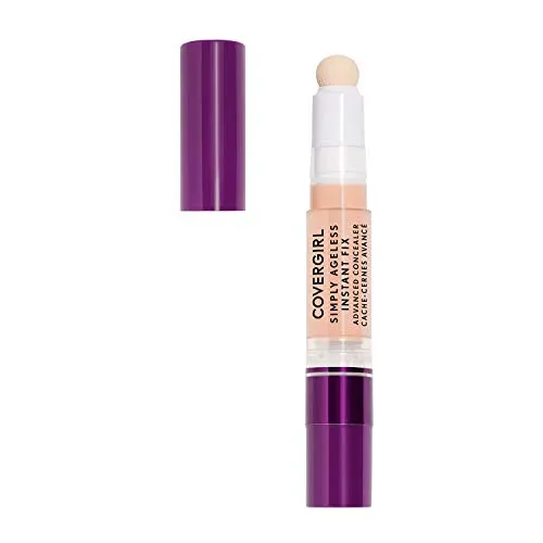 COVERGIRL Simply Ageless Instant Fix Advanced Concealer, Hydrating, Nude, 0.1 Oz, Concealer Makeup, Full Coverage Concealer, Under Eye Concealer, Concealer for Dark Circles, Blends Easily COVERGIRL Simply Ageless Instant Fix Advanced Concealer, Hydrating, Nude, 0.1 Oz, Concealer Makeup, Full Coverage Concealer, Under Eye Concealer, Concealer for Dark Circles, Blends Easily