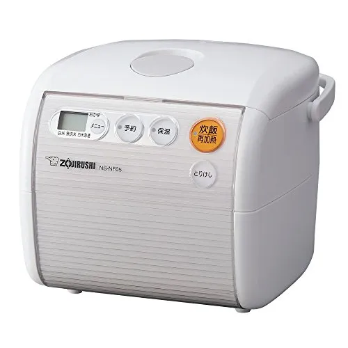 ZOJIRUSHI rice cooker Microcomputer type 3GO (450g) NS-NF05-WA (White)