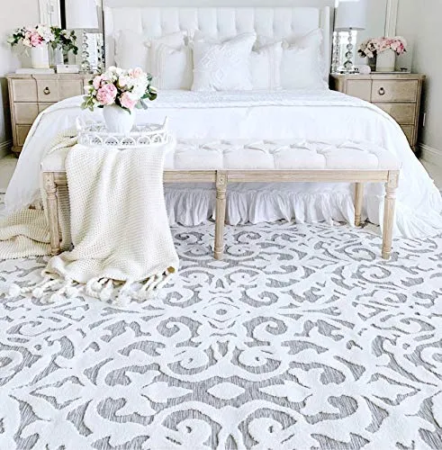 My Texas House by Orian Indoor/Outdoor Lady Bird Area Rug, 7'9 x 10'10, Natural/Grey My Texas House by Orian Indoor/Outdoor Lady Bird Area Rug, 7'9" x 10'10", Natural/Grey