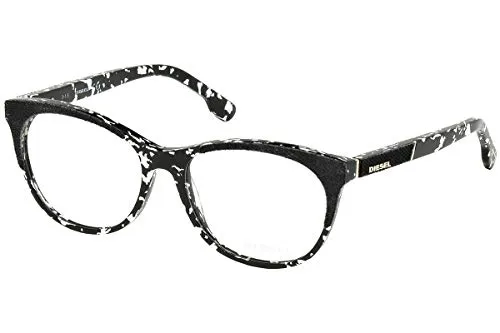 Diesel - DENIMEYE DL 5155, Cat Eye, acetate, women, CRYSTAL BLACK JEANS(056 O), 55/16/140