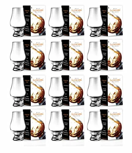 The WEE Glencairn Crystal Whiskey Glass, Miniature Whisky Tasting Glass, Set of 12 The WEE Glencairn Crystal Whiskey Glass, Miniature Whisky Tasting Glass, Set of 12