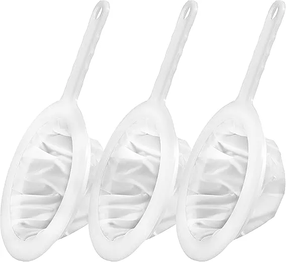 3 Piece 100 Mesh 200 Mesh 400 Mesh Kitchen Ultra-Fine Nylon Mesh Strainer I Plastic Sieve Filter Spoon for Filtering Coffee Juice Milk Honey Wine 3 Piece 100 Mesh 200 Mesh 400 Mesh Kitchen Ultra-Fine Nylon Mesh Strainer I Plastic Sieve Filter Spoon for Filtering Coffee Juice Milk Honey Wine