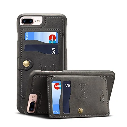 iPhone Xs Max(6.5inch) Case, Jiayue iPhone Xs Max(6.5inch) Case Wallet Premium PU Leather [Kickstand] 3 Card Slots Cash Purse Wallet Cases Cover for iPhone Xs Max(6.5inch) - Black