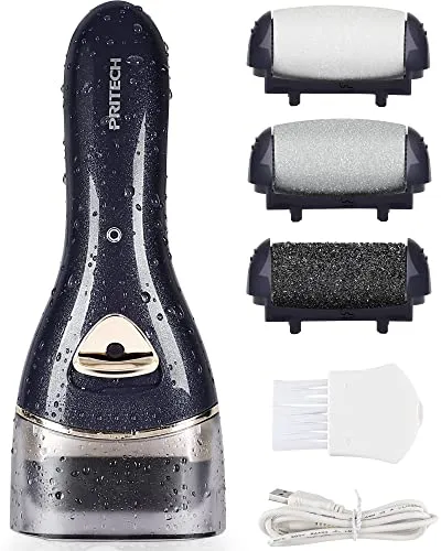 Electric Feet Callus Removers Rechargeable,Portable Electronic Foot File Pedicure Tools, Electric Callus Remover Kit,Professional Pedi Feet Care for Dead,Hard Cracked Dry Skin Ideal Gift (003-Black) Electric Feet Callus Removers Rechargeable,Portable Electronic Foot File Pedicure Tools, Electric Callus Remover Kit,Professional Pedi Feet Care for Dead,Hard Cracked Dry Skin Ideal Gift (003-Black)