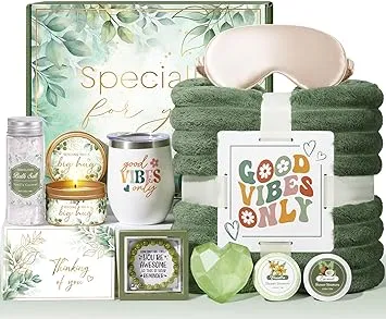 Mothers Day Birthday Gifts for Women Self Care Gift, Get Well Soon Gift Baskets Relaxing Spa Care Package for Women with Blanket, Unique Gift Baskets for Mom Her Wife Girlfriend Friend Sister Teacher Mothers Day Birthday Gifts for Women Self Care Gift, Get Well Soon Gift Baskets Relaxing Spa Care Package for Women with Blanket, Unique Gift Baskets for Mom Her Wife Girlfriend Friend Sister Teacher