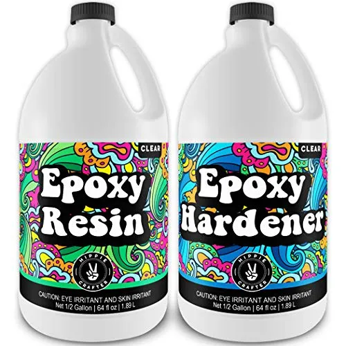 Crystal Clear Epoxy Resin 1 Gallon Kit 2 Part Epoxy Resin for Tumblers, Wood, Table Top, Countertop, Bar & Craft Art, Resin Molds Clear Casting Resin and Hardener Bulk Two Part Resin Epoxy Gallon Crystal Clear Epoxy Resin 1 Gallon Kit 2 Part Epoxy Resin for Tumblers, Wood, Table Top, Countertop, Bar & Craft Art, Resin Molds Clear Casting Resin and Hardener Bulk Two Part Resin Epoxy Gallon