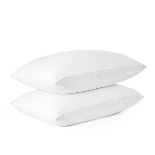 Puredownรยฎ Fluffy Feather Pillows for Sleeping, Breathable Premium Gusseted Goose Feather Down Pillows King Size Set of 2 Puredownรยฎ Fluffy Feather Pillows for Sleeping, Breathable Premium Gusseted Goose Feather Down Pillows King Size Set of 2