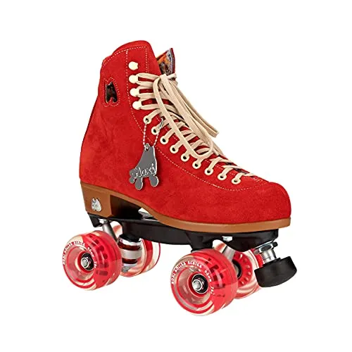 Moxi Skates - Lolly - Fashionable Womens Quad Roller Skate | Poppy Red | Size 10 Moxi Skates - Lolly - Fashionable Womens Quad Roller Skate | Poppy Red | Size 10