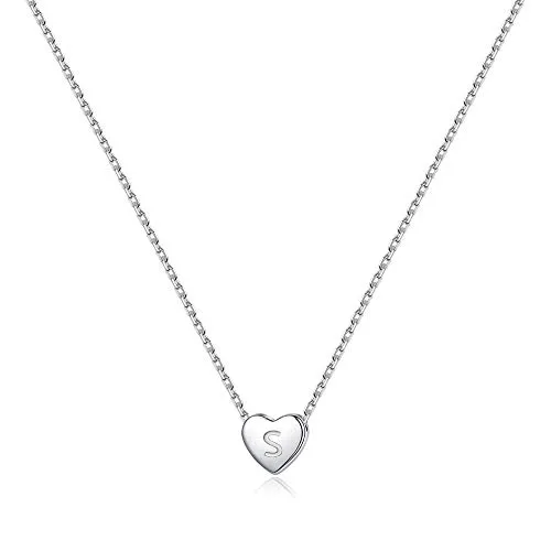 Initial Necklace for Women, S925 Sterling Silver Necklace Alphabet S Initial Necklaces Letter Necklace for Women Necklace for Girls Gifts for Girls Valentines Gifts for Girls Jewelry for Teen Girls Initial Necklace for Women, S925 Sterling Silver Necklace Alphabet S Initial Necklaces Letter Necklace for Women Necklace for Girls Gifts for Girls Valentines Gifts for Girls Jewelry for Teen Girls