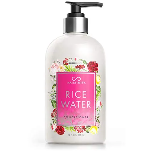 Hairfinity Rice Water Conditioner - Silicone & Sulfate Free Growth Formula - Best for Damaged, Dry, Curly or Frizzy Hair - Thickening for Thin Hair, Safe for Keratin and Color Treated Hair 12oz Hairfinity Rice Water Conditioner - Silicone & Sulfate Free Growth Formula - Best for Damaged, Dry, Curly or Frizzy Hair - Thickening for Thin Hair, Safe for Keratin and Color Treated Hair 12oz