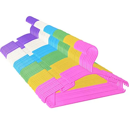 Kids Hangers Baby Hangers Childrens White Plastic Infant Hangers for Kids Clothes Toddler Junior Hangers 60 Pack Kids Hangers Baby Hangers Childrens White Plastic Infant Hangers for Kids Clothes Toddler Junior Hangers 60 Pack