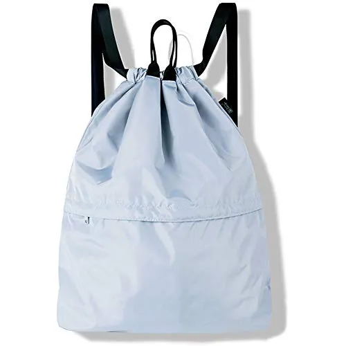 Drawstring Bags with Zipper Pocket, Waterproof Drawstring Backpack for Women Men Boys and Girls 15.7 x 17.7 Drawstring Bags with Zipper Pocket, Waterproof Drawstring Backpack for Women Men Boys and Girls 15.7" x 17.7"